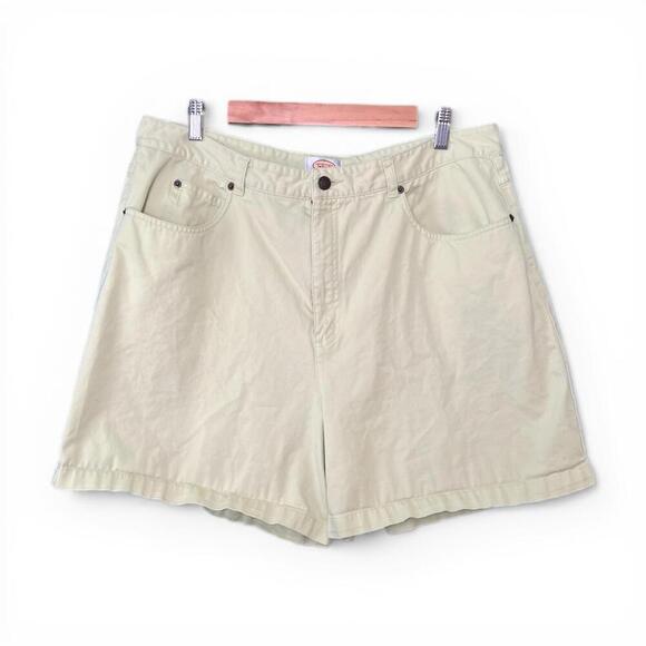 Talbots Pants - Talbots Women's Green Cotton Shorts Size 18